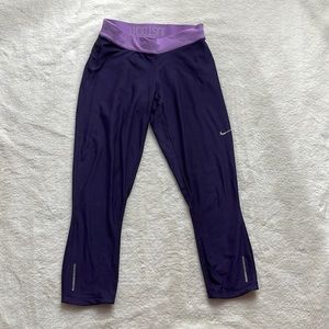 Nike dri fit running crop leggings